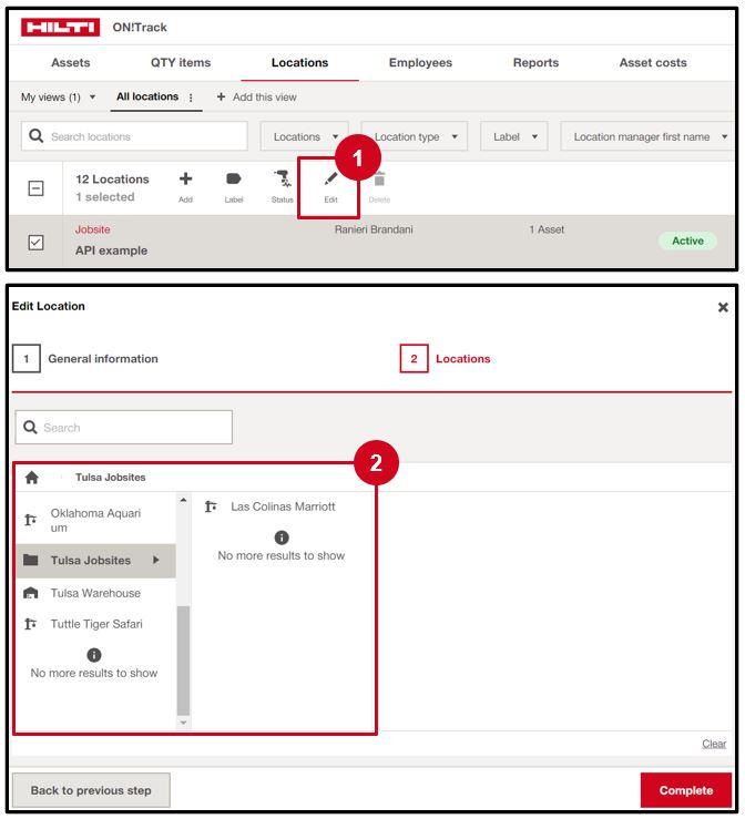 Location Hierarchy